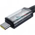 Дата кабель USB-C to USB-C 1.5m 100W USB3.2 20Gb black Baseus (P10318204111-00)