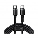 Дата кабель USB-C to USB-C 2.0m 100W 5A black-grey Baseus (CATKLF-ALG1)
