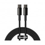 Дата кабель USB-C to USB-C 2.0m 100W black Baseus (CATWJ-A01)