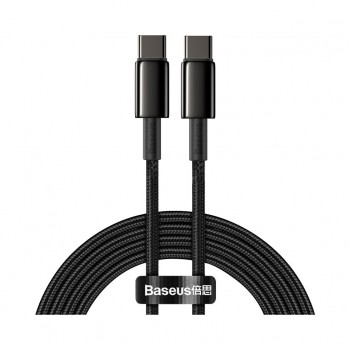 Дата кабель USB-C to USB-C 2.0m 100W black Baseus (CATWJ-A01)