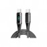 Дата кабель USB-C to USB-C 2.0m 100W Digital Display black Essager (ES-XCTT1-YDA01)