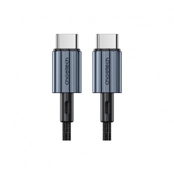 Дата кабель USB-C to USB-C 2.0m PD60W black Choetech (6932112105035)