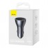 Зарядний пристрій Baseus 1xUSB + 2xUSB-C 65W Golden Contactor Pro dark gray (CGJP010013)