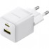 Зарядний пристрій Baseus 1xUSB-C 30W + 1xUSB white (P1011160A213-00)