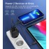 Зарядний пристрій Choetech 1xUSB + 1xUSB-C PD35W with display black (PD6052-EU-BK)