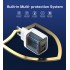Зарядний пристрій Choetech 1xUSB + 1xUSB-C PD35W with display white (PD6052-EU-WH)