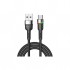 Дата кабель USB 2.0 AM to USB-C 1.0m 3A LED black Essager (EXCT-XCD01)