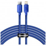 Дата кабель USB-C to Lightning 2.0m 20W blue Baseus (CAJY000303)