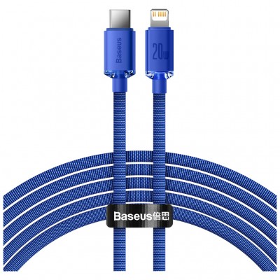 Дата кабель USB-C to Lightning 2.0m 20W blue Baseus (CAJY000303)