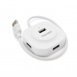 USB-хаб Veggieg USB 3.0 to 4xUSB 0.3m white (V-U2407)