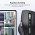 Мишка UGREEN 2.4GHz&BT M751 Ergonomic Contoured-Shape, бездротова, 5000dpi., 5кн., Чорна