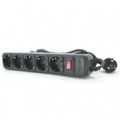 Фільтр живлення 3м Merlion 5 розеток (B530P)