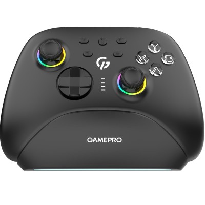 Геймпад GamePro із зарядною станцією BT 5.3/USB/2.4 ГГц (Switch/PC (GPX13BDOC)
