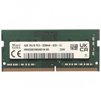 Пам'ять для ноутбука SO-DIMM DDR4 4GB/3200 Hynix (HMAG56EXNSA051N-BD)