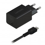 Блок живлення до ноутбуку Lenovo 65W GaN Nano Adapter USB Type-C (40AWGN65EU)