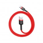 Дата кабель USB 2.0 AM to USB-C 0.5m 3A red Baseus (CATKLF-A09)