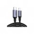 Дата кабель USB-C to Lightning 1.0m 3A 60W US304 black UGREEN (60759)