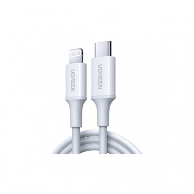 Дата кабель USB-C to Lightning 1.0m 3A US171 white UGREEN (10493)