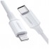 Дата кабель USB-C to Lightning 2.0m US1713A Nickel Plating ABS Shell White Ugreen (60749)