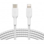 Дата кабель USB-C to Lightning 2.0m white Belkin (CAA004BT2MWH)