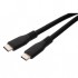 Дата кабель USB-C to USB-C 1.2m UBS3.2 Gen2 10G 100W Chip Silicon Black Vinga (VCPDCCC31012SB)