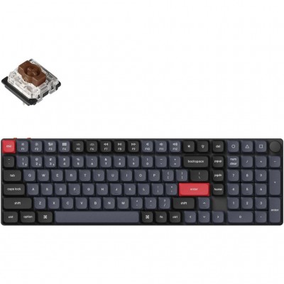 Клавіатура Keychron K17 PRO Gateron MX 2.0 Brown QMK Hot-swap Wireless (K17P-H3-UA)