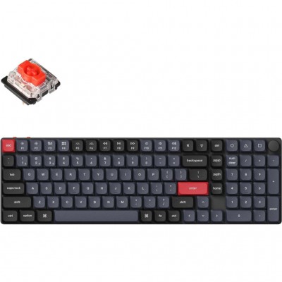 Клавіатура Keychron K17 PRO Gateron MX 2.0 Red White Led QMK Wireless/ (K17P-A1-UA)