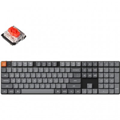 Клавіатура Keychron K5 Max Gateron MX 2.0 Red White Led QMK Wireless/B (K5M-A1-UA)