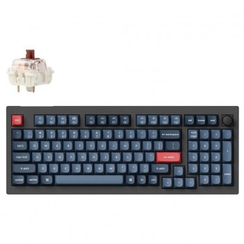 Клавіатура Keychron V5 Max Gateron Jupiter Brown Knob Hot-Swap QMK Wir (V5M-D3-UA)