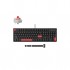 Клавіатура Lemokey Keychron X3 Red RGB USB Black (X3-H1-UA)
