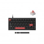 Клавіатура Lemokey Keychron X4 Red LED USB Black (X4-A1-UA)