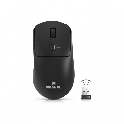Миша Real-El RM-317W Wireless Black (EL123200052)