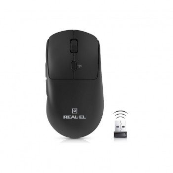 Миша Real-El RM-355W Wireless Black (EL123200054)