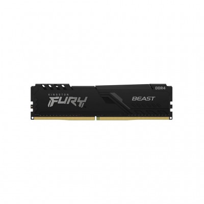 Пам'ять DDR4 8GB 3200 MHz Beast Black Kingston Fury (ex.HyperX) KF432C16BB/8WP
