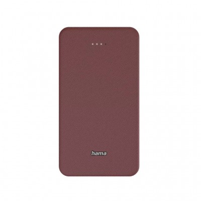 УМБ HAMA 20000mAh, 15W/5V/3A, USB-C, USB-A, red (00201717)