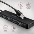 USB-хаб AXAGON USB 3.1 to 4xUSB 3.0 black (HUE-C1A)
