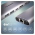 USB-хаб AXAGON USB-C to 2xUSB-A + 1xUSB-C + HDMI + RJ45 + PD100W (HMC-6G2L)