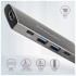 USB-хаб AXAGON USB-C to 2xUSB-A + 2xUSB-C + HDMI 0.13m gray (HMC-5G2)