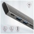 USB-хаб AXAGON USB-C to 2xUSB-A + 2xUSB-C 10Gbps 0.13m gray (HMC-4G2)