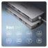 USB-хаб AXAGON USBC to 3xUSB-A + HDMI + RJ45 + SD/microSD + audio (HMC-8HLSA)