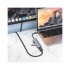 USB-хаб Hoco USB-C to HDMI+USB3.0+2xUSB2.0+PD HB27 Metal Gray (6931474769329)