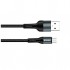 Дата кабель USB 2.0 AM to Micro 5P 1.0m nylon black ColorWay (CW-CBUM045-BK)
