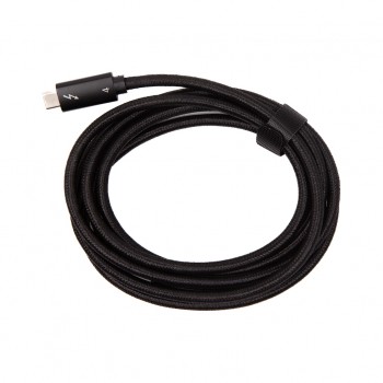 Дата кабель USB-C to USB-C 2.0m Thunderbolt 4 100W (20V/5A) 8K60Hz PowerPlant (CA915040)