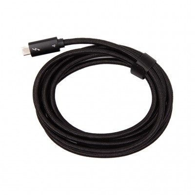 Дата кабель USB-C to USB-C 2.0m Thunderbolt 4 100W (20V/5A) 8K60Hz PowerPlant (CA915040)