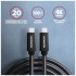 Дата кабель USB-C to USB-C 2.0m USB 3.2 Gen 2 PD 100W 5A 4K black AXAGON (BUCM32-CM20AB)