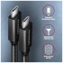 Дата кабель USB-C to USB-C 2.0m USB 3.2 Gen 2 PD 100W 5A 4K black AXAGON (BUCM32-CM20AB)