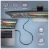 Дата кабель USB-C to USB-C 2.0m USB 3.2 Gen 2 PD 100W 5A 4K black AXAGON (BUCM32-CM20AB)