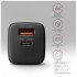 Зарядний пристрій AXAGON 1xUSB QC3.0 + 1xUSB-C PD20W black (ACU-PQ20)