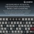 Клавіатура GamePro Asgard Yord Wireless/Bluetooth/USB UA Black (MK266BK)