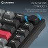 Клавіатура GamePro Asgard Yord Wireless/Bluetooth/USB UA Black (MK266BK)